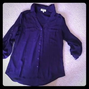 Express Silk Button Down